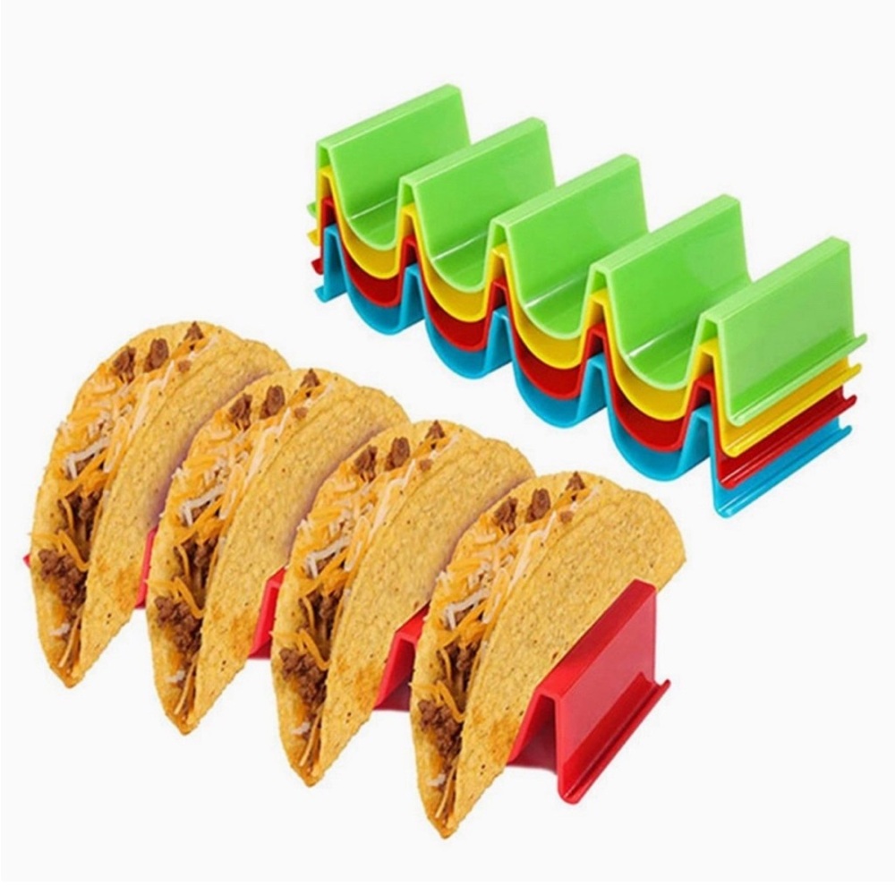 Pack Of 4 Taco Holders Each Rack Holds Up To 4 Tacos